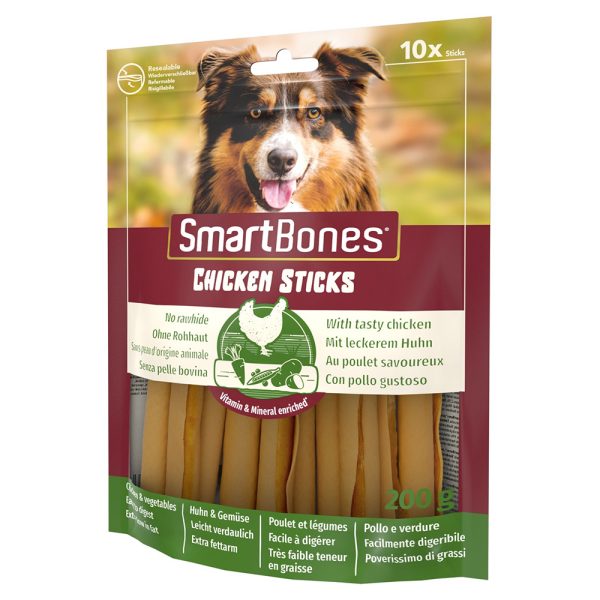 SmartSticks Wrapped Chew Sticks with Chicken - 10 Sticks