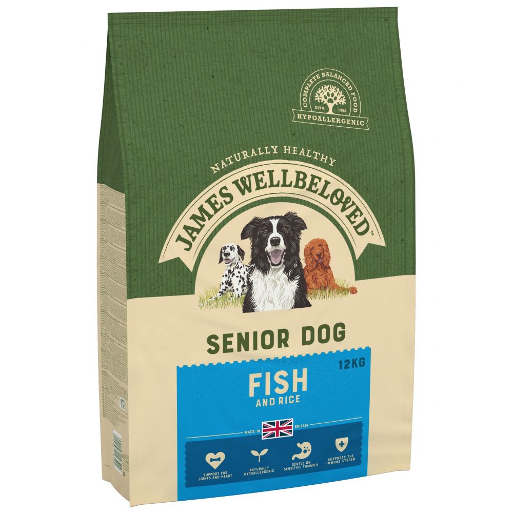 James Wellbeloved Senior – Fish & Rice – 24kg - Pure Pets Store