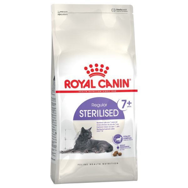 Royal Canin Feline Dry Cat Food Economy Packs - Sterilised +7 Cat 2 x 3.5kg