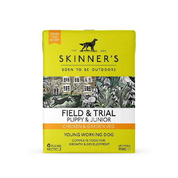 Skinner's Field & Trial Puppy & Junior Chicken & Garden Veg - Saver Pack: 36 x 390g