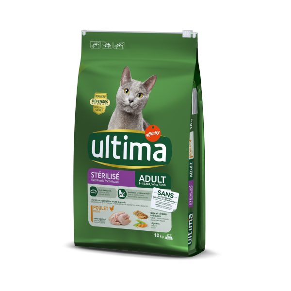 7.5/10kg Affinity Ultima Dry Cat Food - 1kg Free!* - Adult Sterilised - Chicken & Barley (10kg)